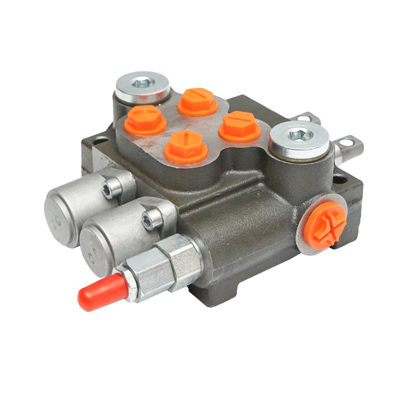 Distribuitor hidraulic cu joystick, lungime cablu 2.5m presiune 250 bar debit 40L/min Breckner Germany